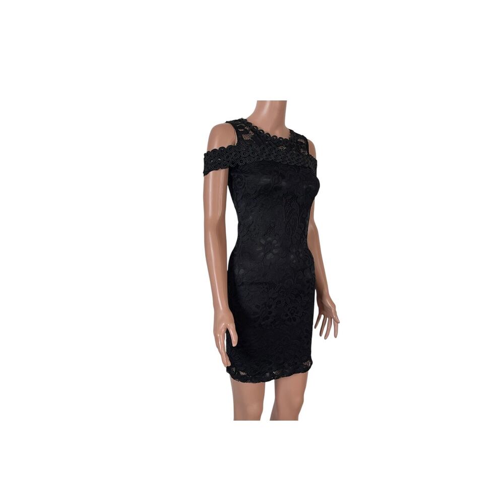 Ambiance Black Lace Dress Semi-Formal Size Small